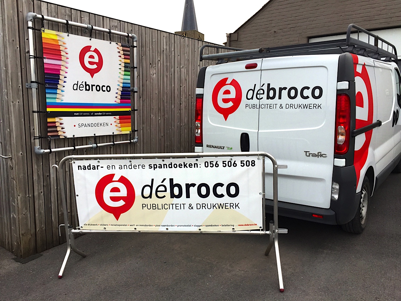 zeefdrukkers Ingelmunster déBroco Zeefdruk